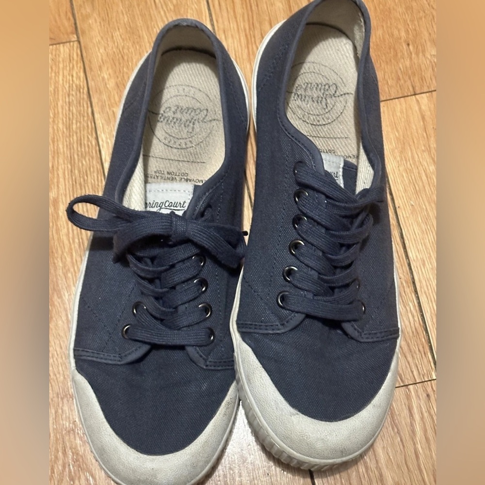 Spring court Midnight Blue Cotton Canvas G2 Sneakers Low cut Men's 41 US8-8.5